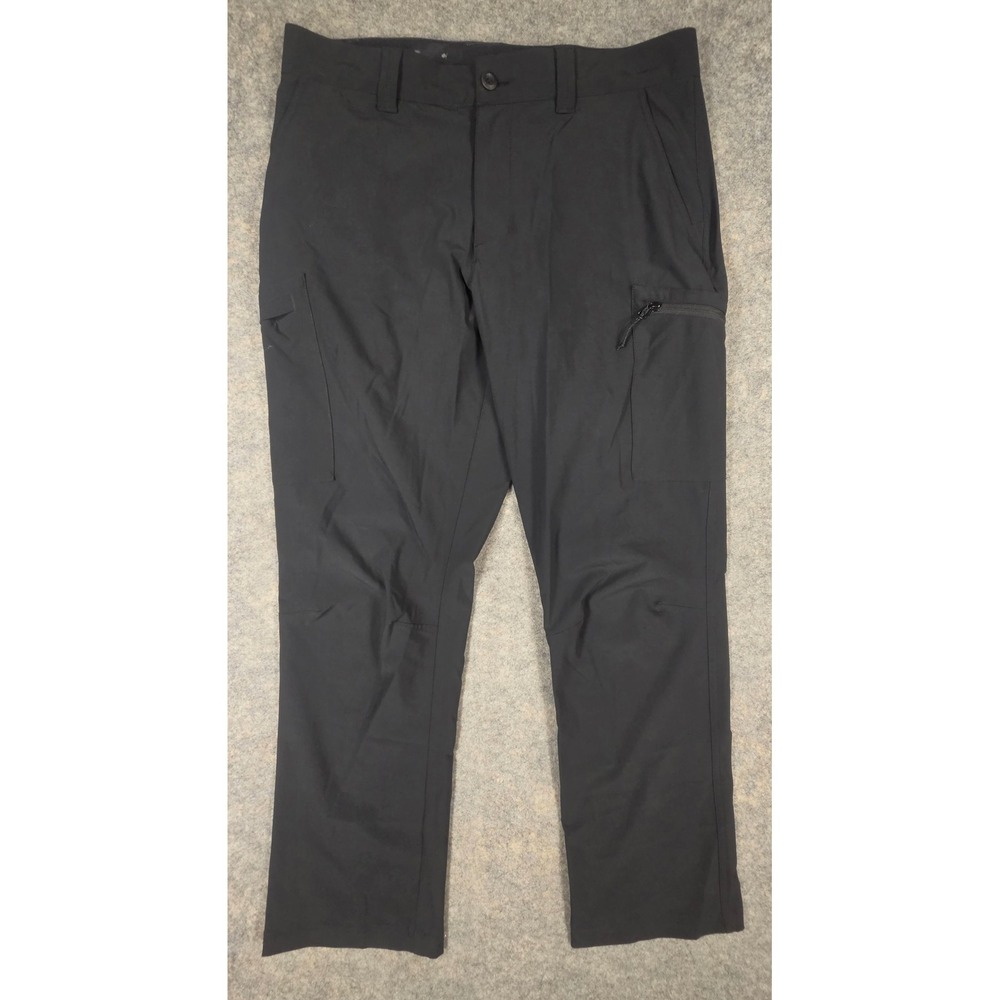 Columbia PFG Blood and Guts III Pants Mens 34x30 Black Fishing Cargo XM3629